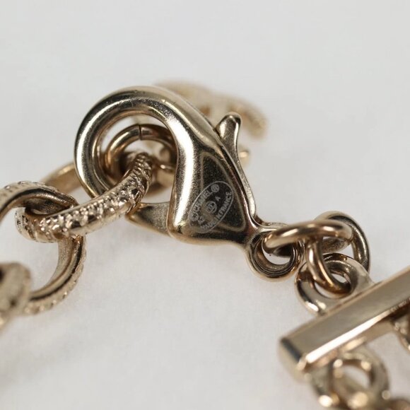 CHANEL Pearl Necklace Metal White Gold Tone CC Auth 128889M - Picture 11 of 12